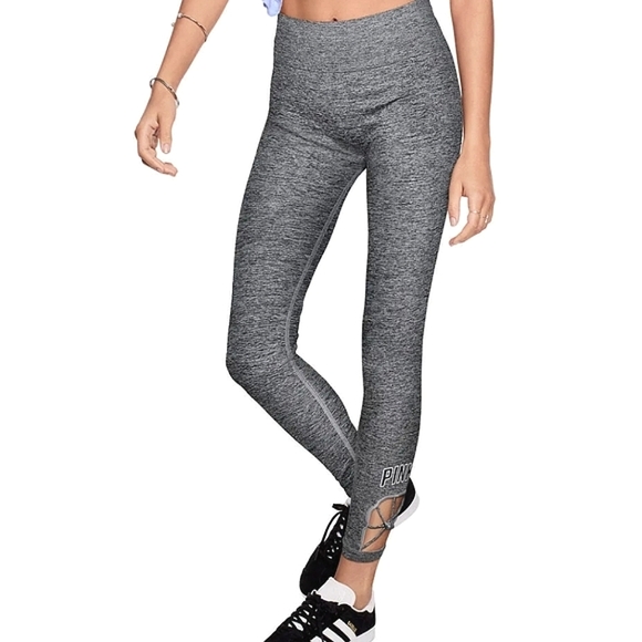 OFFER💋NEW💋 PINK Victoria's Secret SEAMLESS Strappy Tummy Control Leggings, XS - Picture 4 of 9